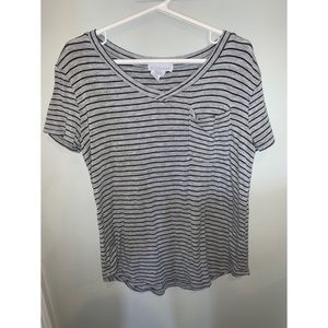 Black Striped Top